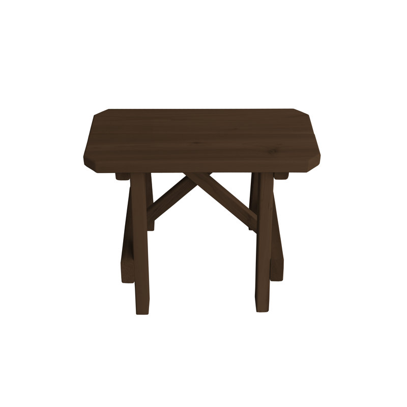 Banc en bois Guernsey, H 17 po x l 23 po x P 11 po, Noyer