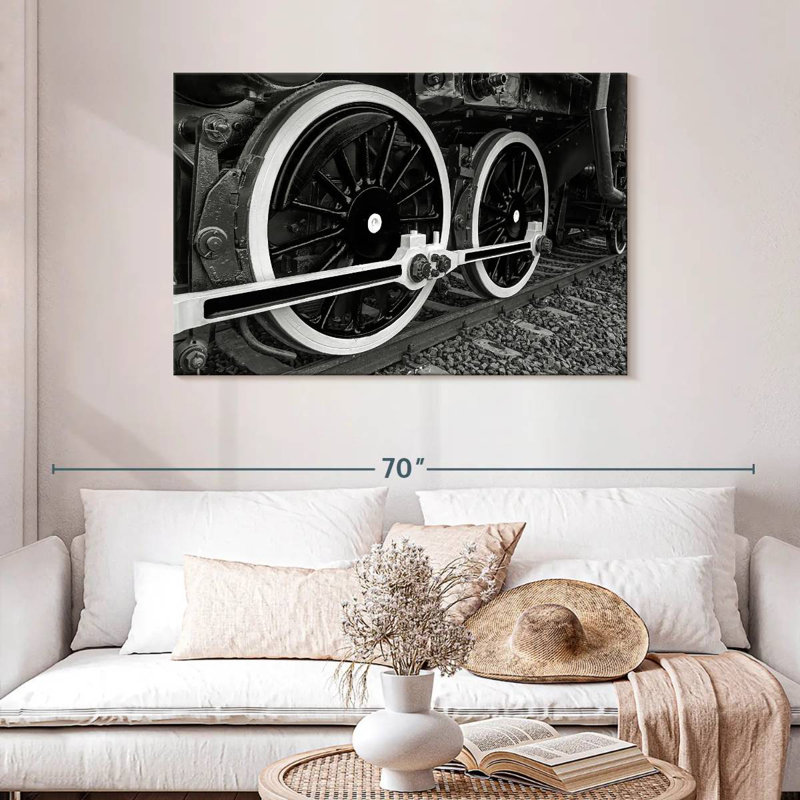 Mehar Train Wheels, 30" H x 45" W