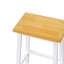 Grand îlot de cuisine de 53 pouces avec 2 tabourets de bar, prise de courant, support de rangement interne pour porte, chariot de rangement de cuisine sur 5 roulettes avec abattant, 5 supports latéraux ouverts, 3 tiroirs, pour la cuisine, la salle à manger, blanc-214277005