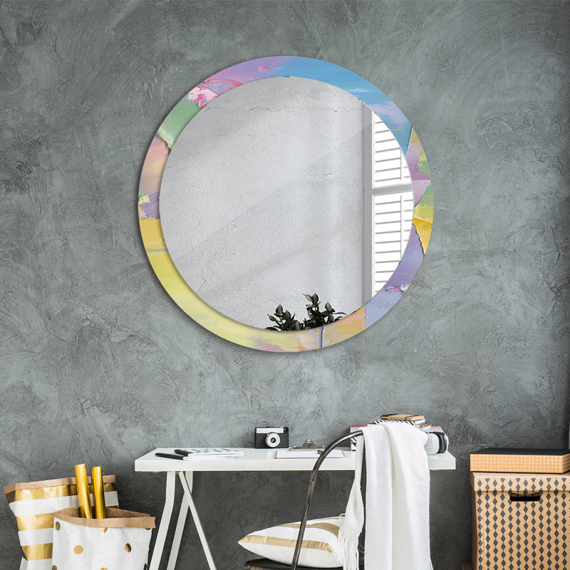 Huldar Glass Flat Wall Mirror