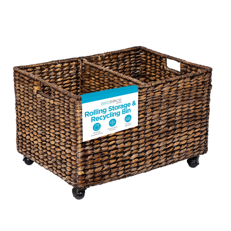 BirdRock Home Seagrass Handwoven Decorative Basket