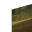 «Illuminated St Paul's Cathedral And Millennium Bridge I» par Mark A Paulda, art mural en métal doré, 24 po x 16 po-423831262