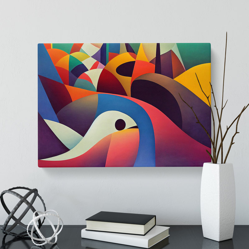 Exclusive Abstract Art - Wrapped Canvas Print, 35cm H x 50cm W x 3cm D