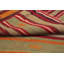 Tapis rayé multicolore vibrant 5 x 8