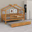 Lit maison avec lit gigogne-818125584