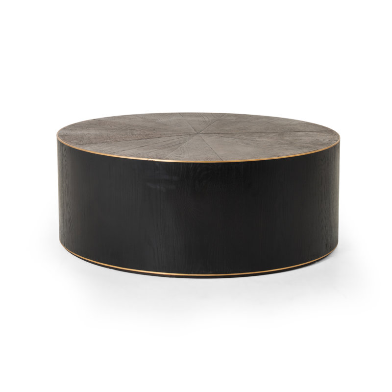 Perry Solid Wood Coffee Table, 15.5" H x 40" L x 40" W