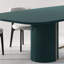 Bureau et bureau ovales en bois massif-125450741