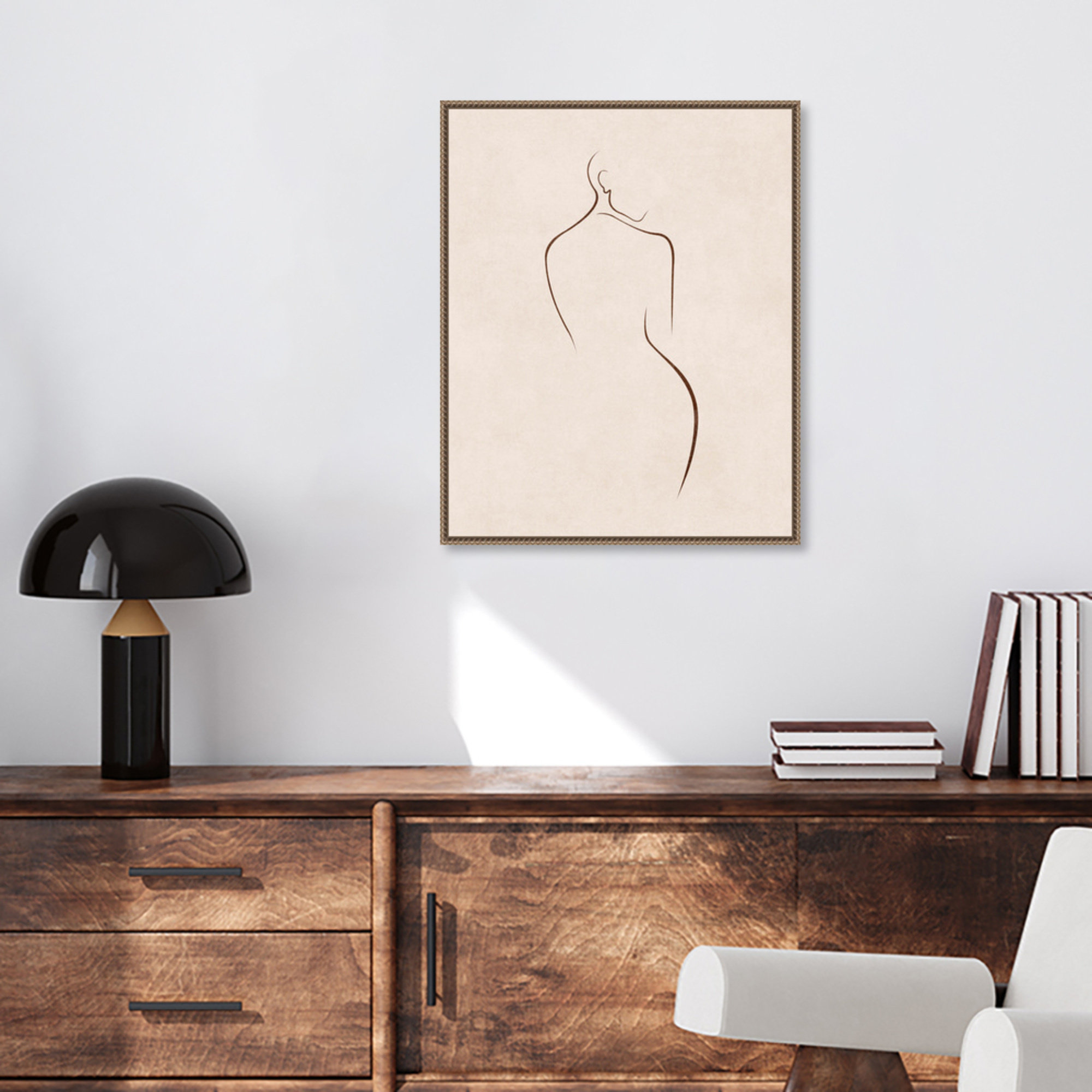 Silhouette 45 by Emel Tunaboylu, 28" H x 23" W x 2" D