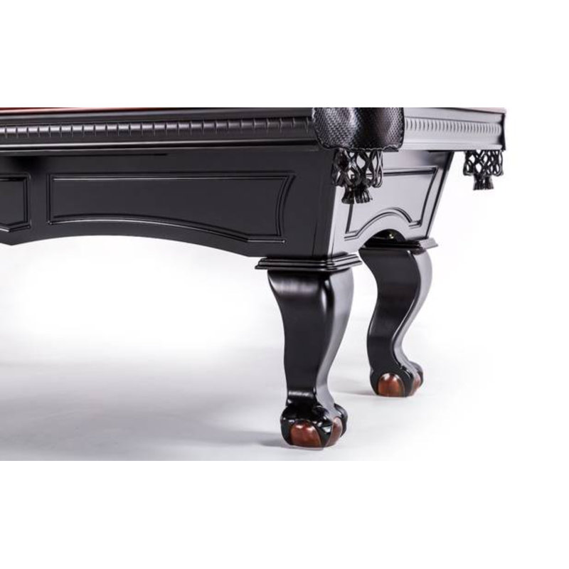 White Billiards Pool Table, 32" x 49.50" x 89"