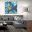 Art mural en verre épique «Misadenture 2» par Alicia Ludwig, 36 po x 36 po