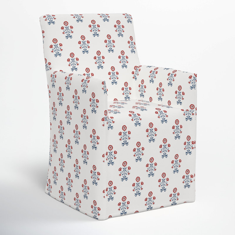 Chaise Ivika, Cappy rouge à motif floral