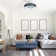 Jiren Dimmable Flush Mount LED Ceiling Fan with Remote Control