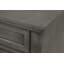 Table de chevet 2 tiroirs Meade, gris-351678315