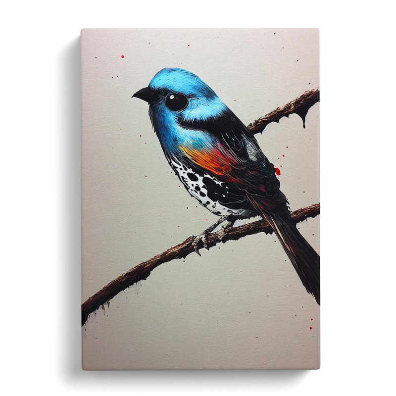 Solo Bird - Wrapped Canvas, 76cm H x 50cm W x 3cm D