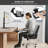 Mount-It! Under Desk Keyboard Tray and Mouse Platform with Gel Wrist Pad, 17 inch Space Saving Track