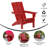 Barnason Commercial Grade All-Weather Adirondack Chair with Swiveling Cupholder-1434596284