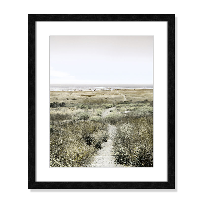 «Foot Path to Paradise» par Danita Delimont - Photographie de cadre photo, L 16 po x H 19 po x P 0,75 po, Grain de bois noir
