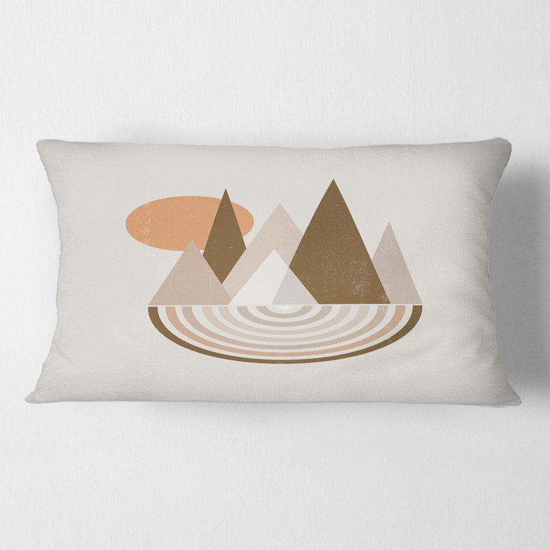 Abstract Throw Pillow