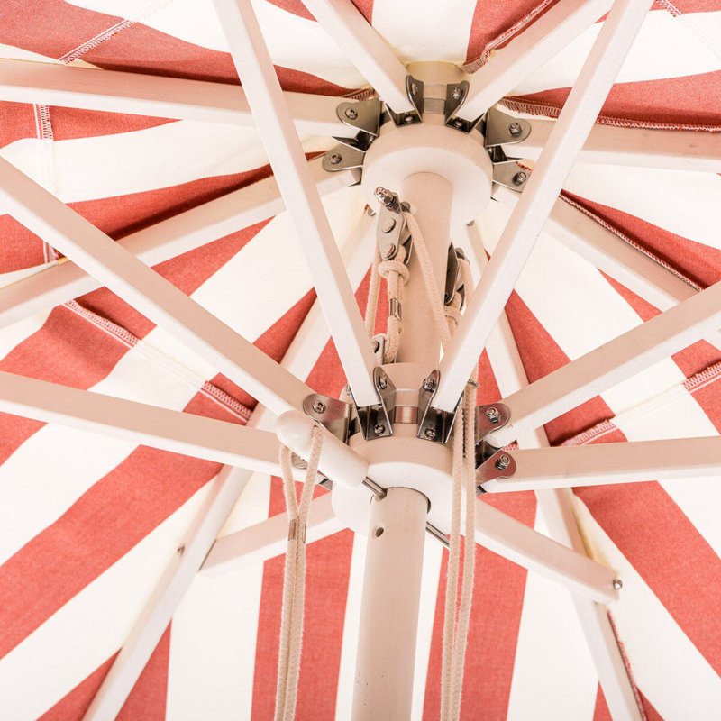Market 84'' W Umbrella, Red/White