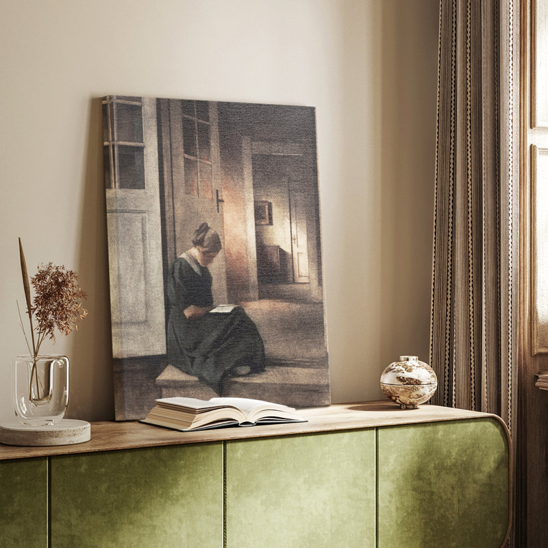 «Vintage Portrait Print XXV», encadrée sur toile, H 19 po x l 13 po