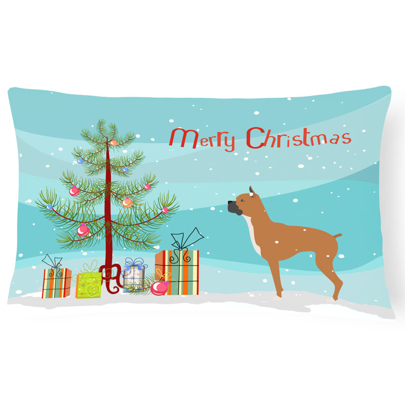 Coussin Boxer Boxer Merry Christmas Tree