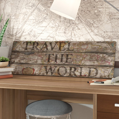 " Travel The World " Textual Art