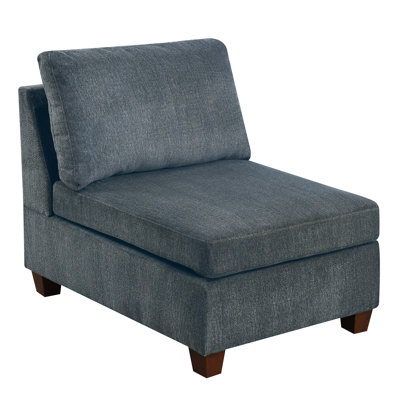 Gray Modular 6Pc Ensemble, Chenille Fabric Difference, Wood Frame In Hue, Mark,