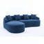 Canapé modulaire en L Chenille-774777324