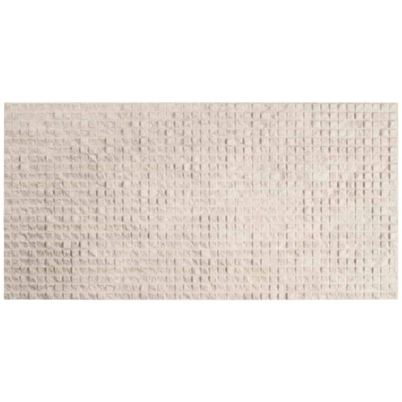 Rakestone 12x24 3D Honed Limestone Stone Tile, Cube 3D, Limestone, Wooden Beige