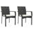  Garden Dining Set Black, Cream White