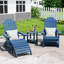 Repose-pieds extérieur en plastique Kacy-Leigh Adirondack-668051375