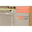 Bureau d'étude réglable adapté aux enfants et aux adultes, bureau à domicile multifonctionnel réglable en hauteur, design compact, dimensions du bureau: 60 cm x 80 cm, cadre blanc-2065696051-2065696062
