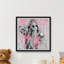 Reproduction d’art encadrée « party sleep repeat »-50108215