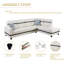Canapé modulaire en cuir 2 pièces Bawan-2074801188-2074801194