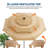 9FT 3-Tier Patio Umbrella with Solar LED Lights, Outdoor Table Umbrella with Tilt & Crank, Ventilated Large Market Umbrella with 8 Ribs, UV Protection for Deck, Pool, Garden-126100776
