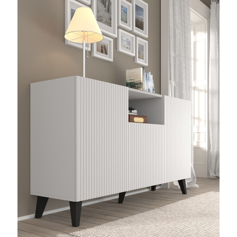 Fontainbleau 149cm W Chest of Drawers, White