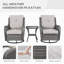 Ensemble de chaises berçantes et pivotantes 360 degrés Mickala-977050438-977050442