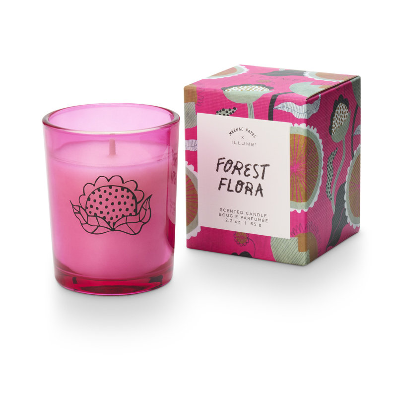 Meenal Patel Artist Series Forest Flora Boxed Scented Votive Candle