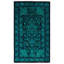 Overdyed One-of-a-Kind 3' 1" X 5' 2" Hand Knotted Area Rug