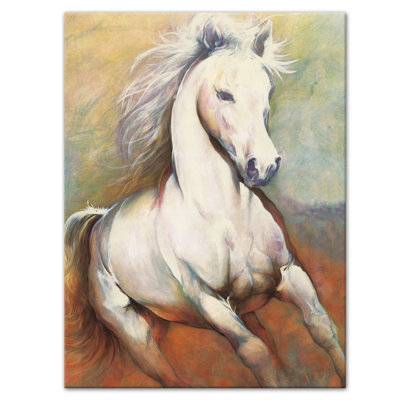 " White Horse Running Wild "