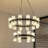 30-Light Modern 2 Ring Crystal Chandeliers-114394933