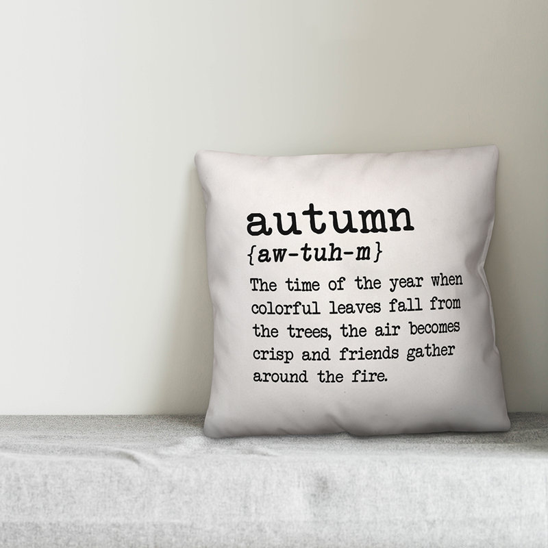  Housse de coussin Autumn Définition, 16 po x 16 po