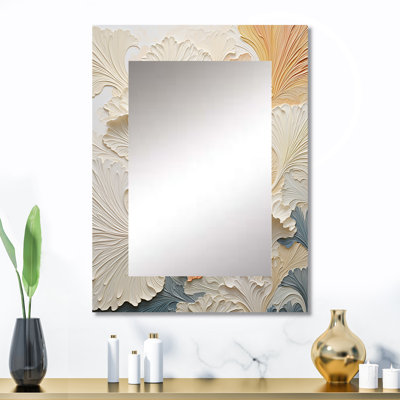 Miroir mural moderne bord de mer beige moderne