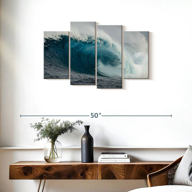 Gillard Barringle Ocean Wave, H 22 po x l 36 po