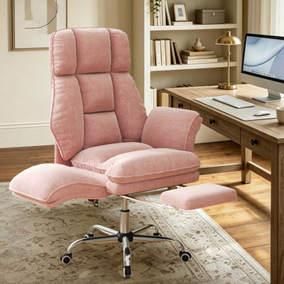 Happy Larry Faux Fur Office Chair