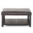 Dark Brown Coffee Table With Storage Capacity, Birch Wood Base, 36.3" Depth X 33.37" Width 18.51" Height In Brown, Frame Cushion,