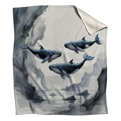 Humpback Whales In Ocean Blankets