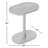 Galveston 22'' H Solid Wood Tray Top End Table-412588966