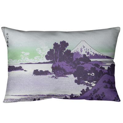 Katsushika Hokusai Reversible Throw Pillow