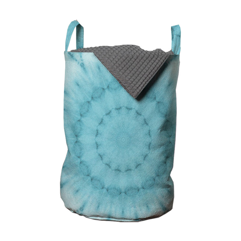 Ambesonne Fabric Laundry Bag with Handles